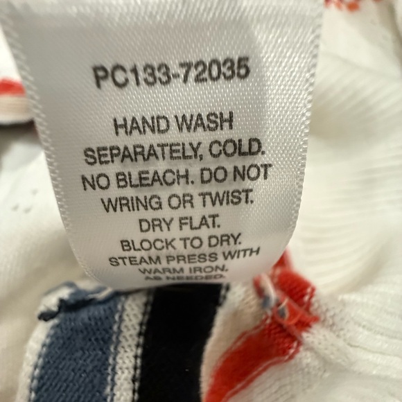 Pendleton Button Up Cardigan Aztec Design Linen Blend Large Petite - Picture 5 of 5